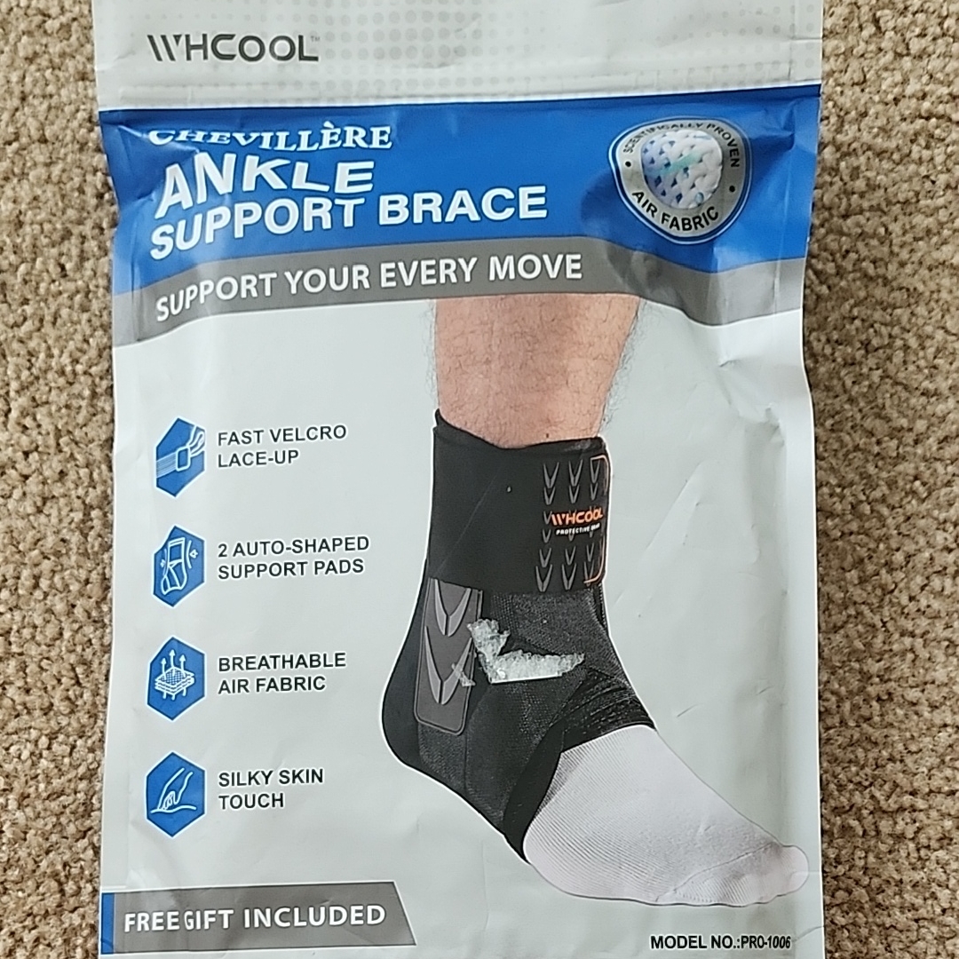 Vhcool Ankle Support Brace In Black And White